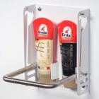  LÁBTARTÓ FEHÉR SZÍNŰ MATT, CIPŐKRÉM TARTÓVAL, CIPŐKRÉMMEL