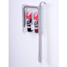  LÁBTARTÓ FEHÉR SZÍNŰ MATT, CIPŐKRÉM TARTÓVAL, CIPŐKRÉMMEL