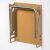 LIGHT BROWN COLORED FOOTREST - GLOSSY FINISH