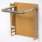 LIGHT BROWN COLORED FOOTREST - GLOSSY FINISH