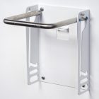 WHITE COLORED FOOTREST WITH SHOE HORN HOLDER - GLOSSY FINISH