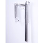 WHITE COLORED FOOTREST WITH SHOE HORN HOLDER - GLOSSY FINISH