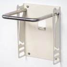 CREAM COLORED  FOOTREST WITH SHOE HORN HOLDER -  GLOSSY FINISH