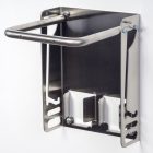  LÁBTARTÓ ROZSDAMENTES, CIPŐKRÉM TARTÓVAL